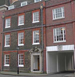 The office in Gray's Inn where Charles Dickens worked at the age of 15.
