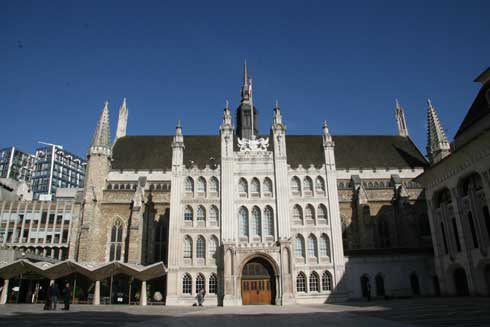 The City of London Guildhall which we visit on the Secret London Tour.