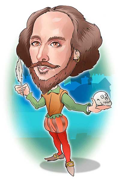An image of William Shakespeare.