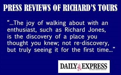 An excerpt from an article about Richard's tours in the Daily Express.