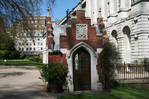 The gardeners hut in Lincoln's Inn.