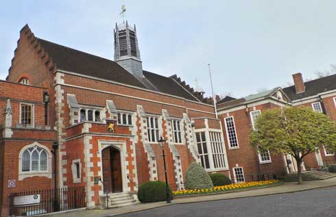 Grays Inn hall the first stop on our Inns of Court Tour.